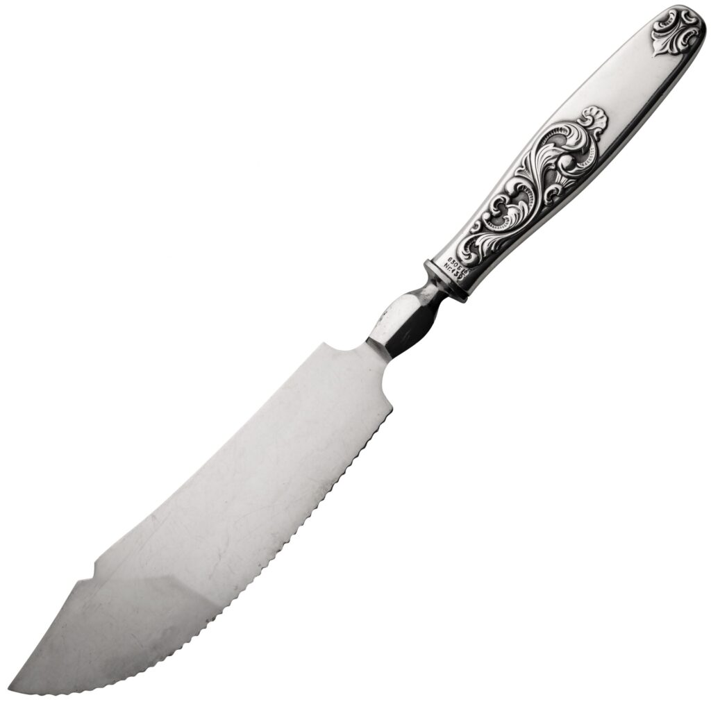 Dobbel Rokokko kakekniv 27 cm