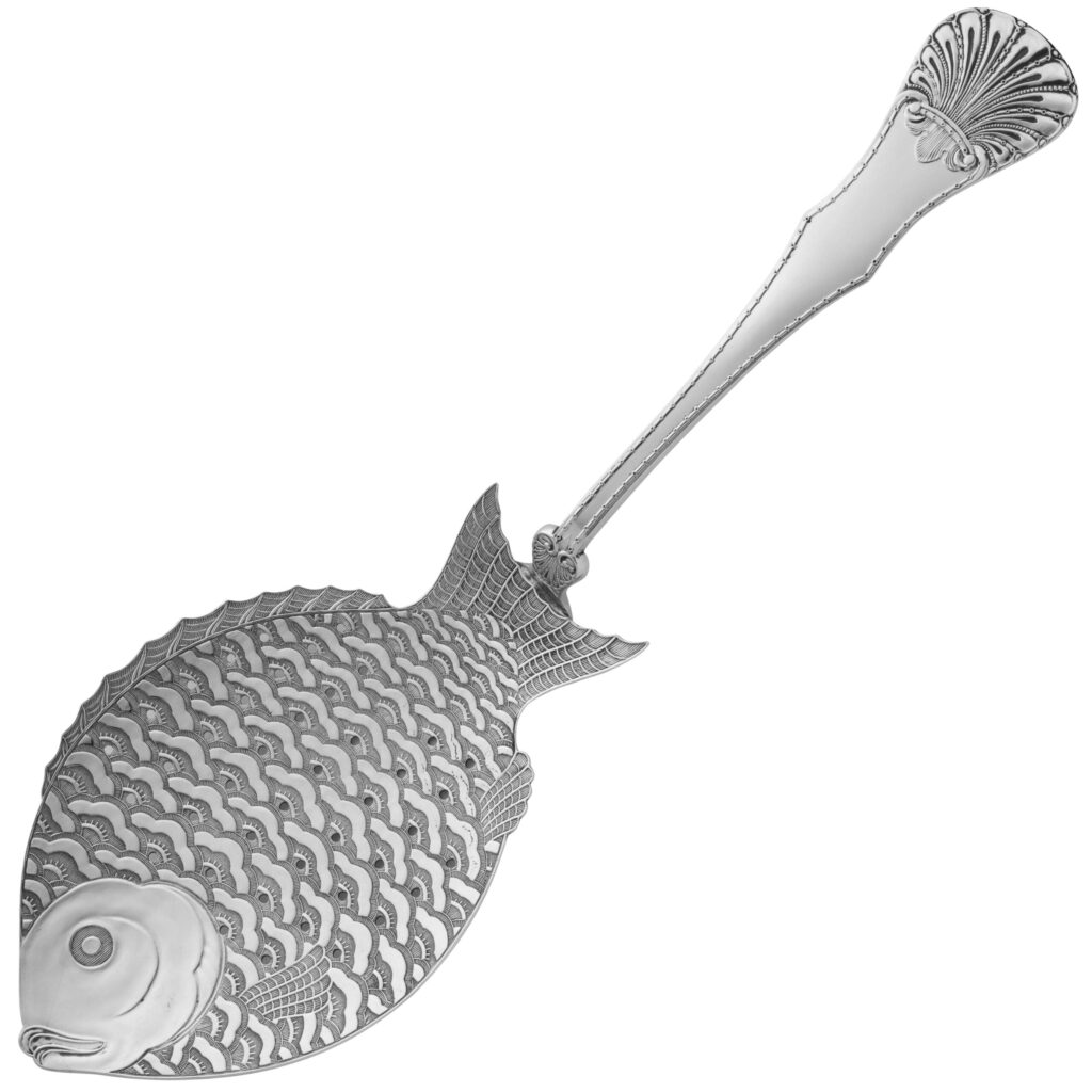 Dronningmønster fiskespade 24,5 cm