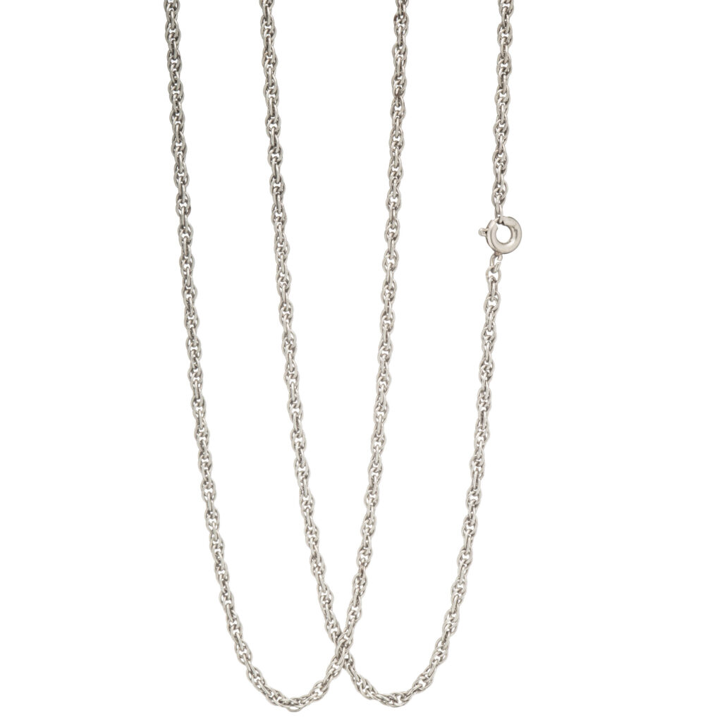 Cordel halskjede 60 cm, sterling sølv