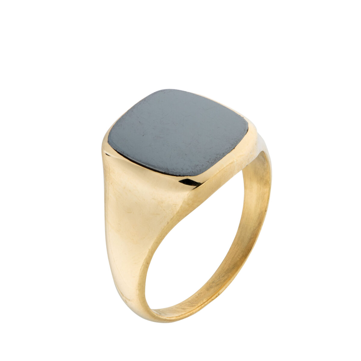 Sigurd Homstvedt ring, gult gull, onyx - Bilde 2