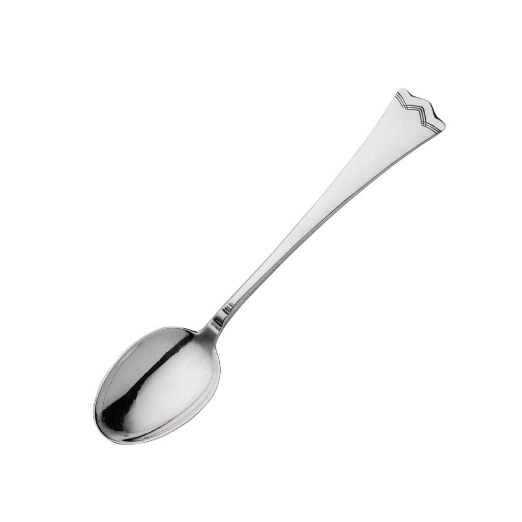 Kronesølv teskje 12 cm