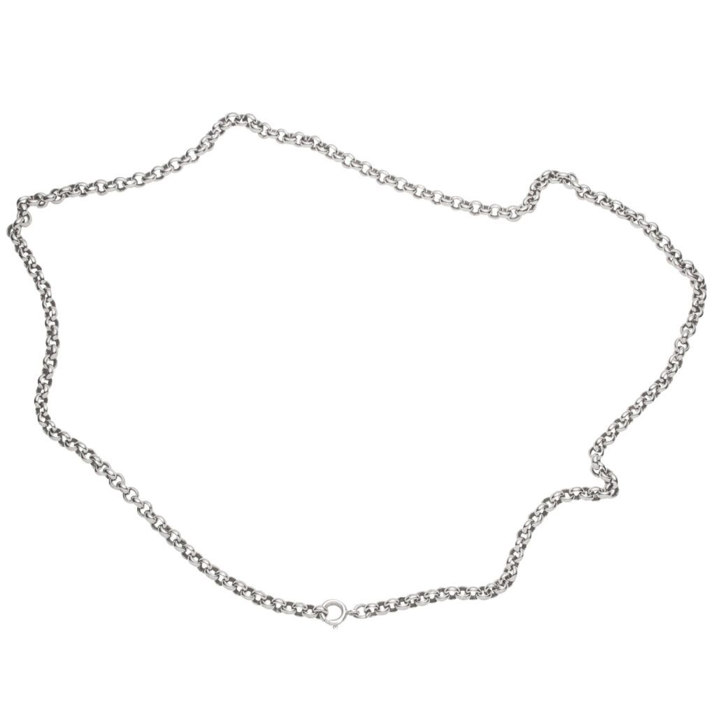 Erte halskjede 61 x 0,5 cm, sterling sølv