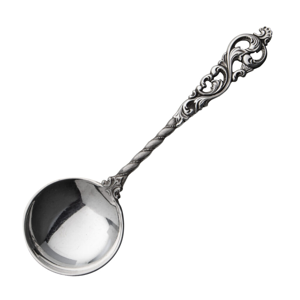 Dobbel Rokokko syltetøyskje 13,9 cm