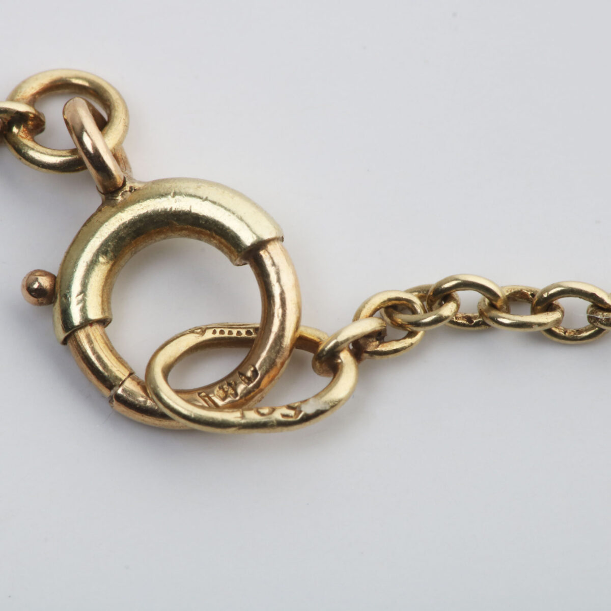 Ankerkjede, 446 x 1,8 mm, gult gull - Bilde 4