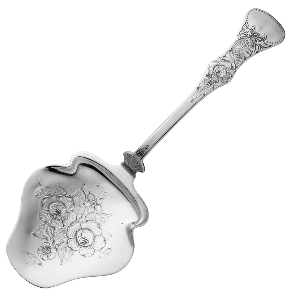 Gammel Flat Rose smørbrødspade 21,5 cm