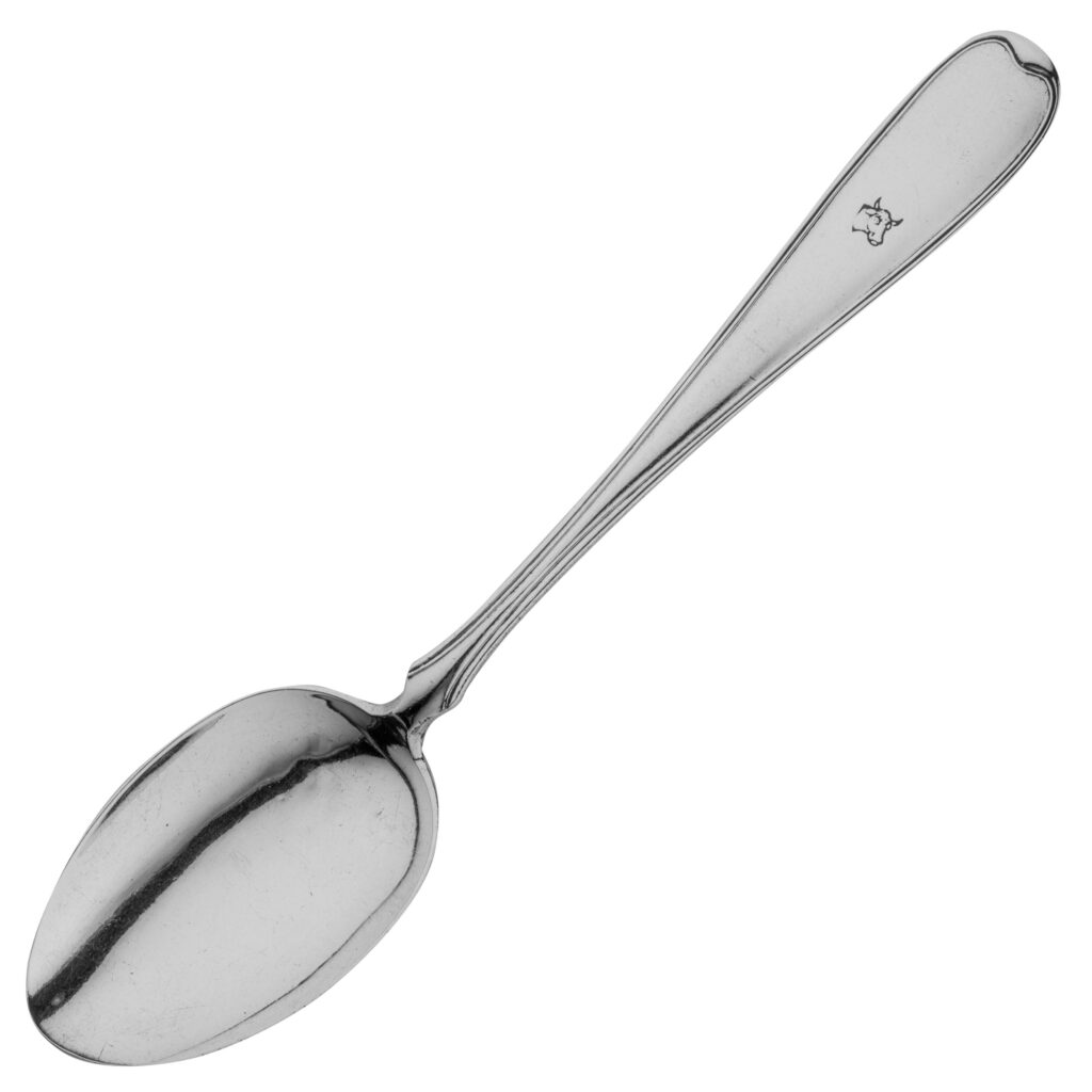 Gravert Olsens Dobbelt Riflet spiseskje 20,6 cm