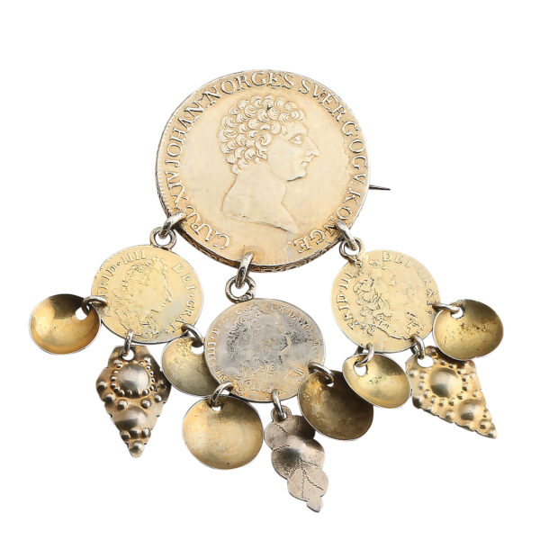 Brudedaler, 1 speciedaler 1824, sølv