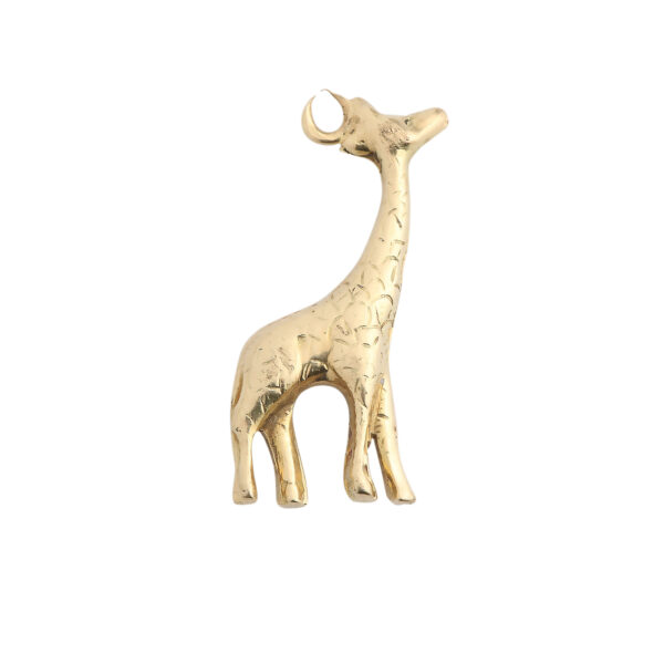 Giraff, charm / anheng, gult gull