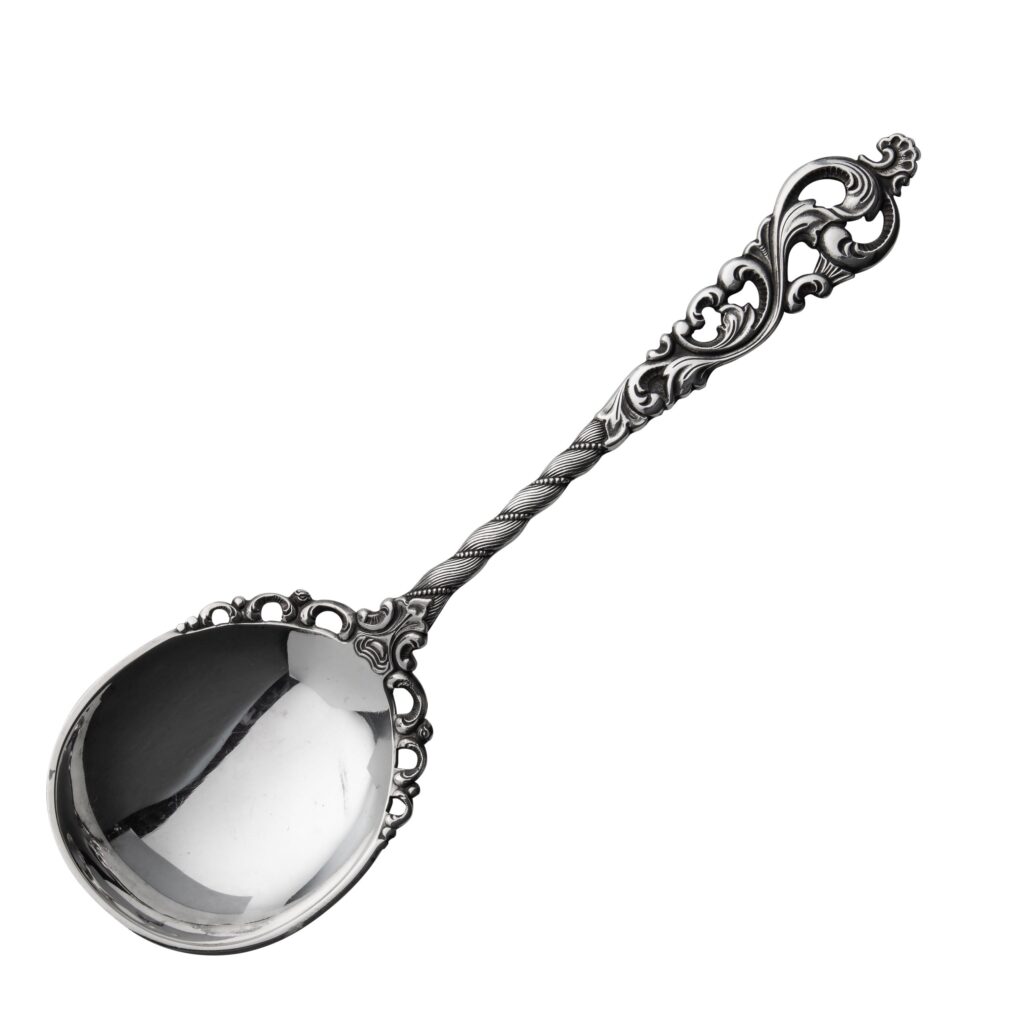 Dobbel Rokokko syltetøyskje 15 cm