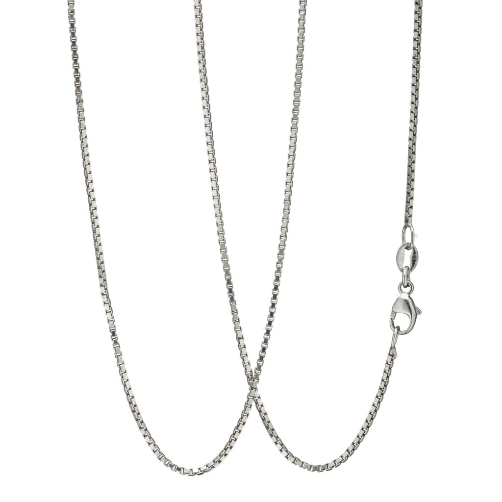 Venezia halskjede 42 cm, sterling sølv