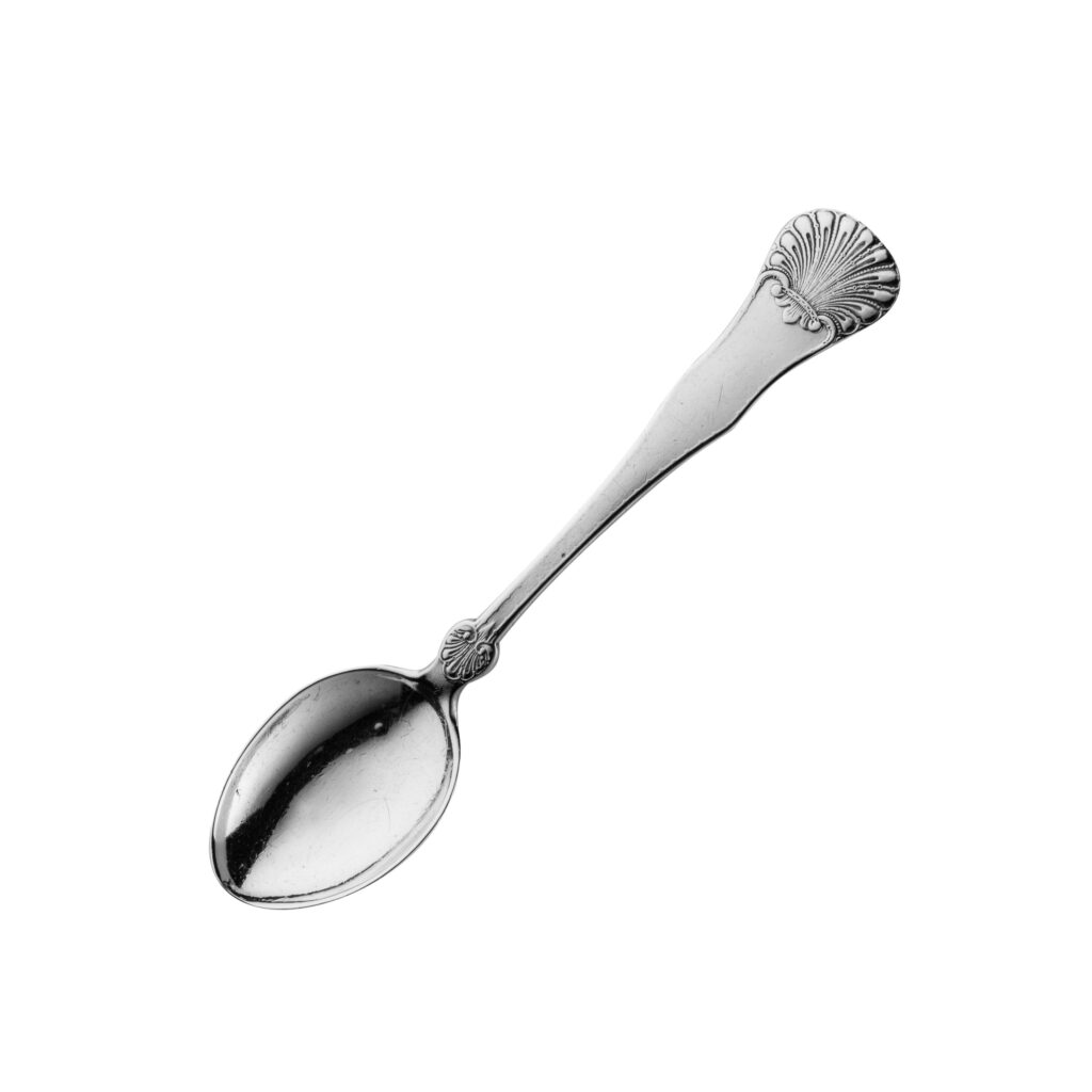 Dronningmønster mokkaskje 10,5 cm