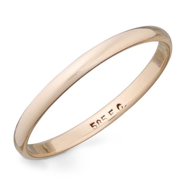 Einar Christophersen ring, gult gull