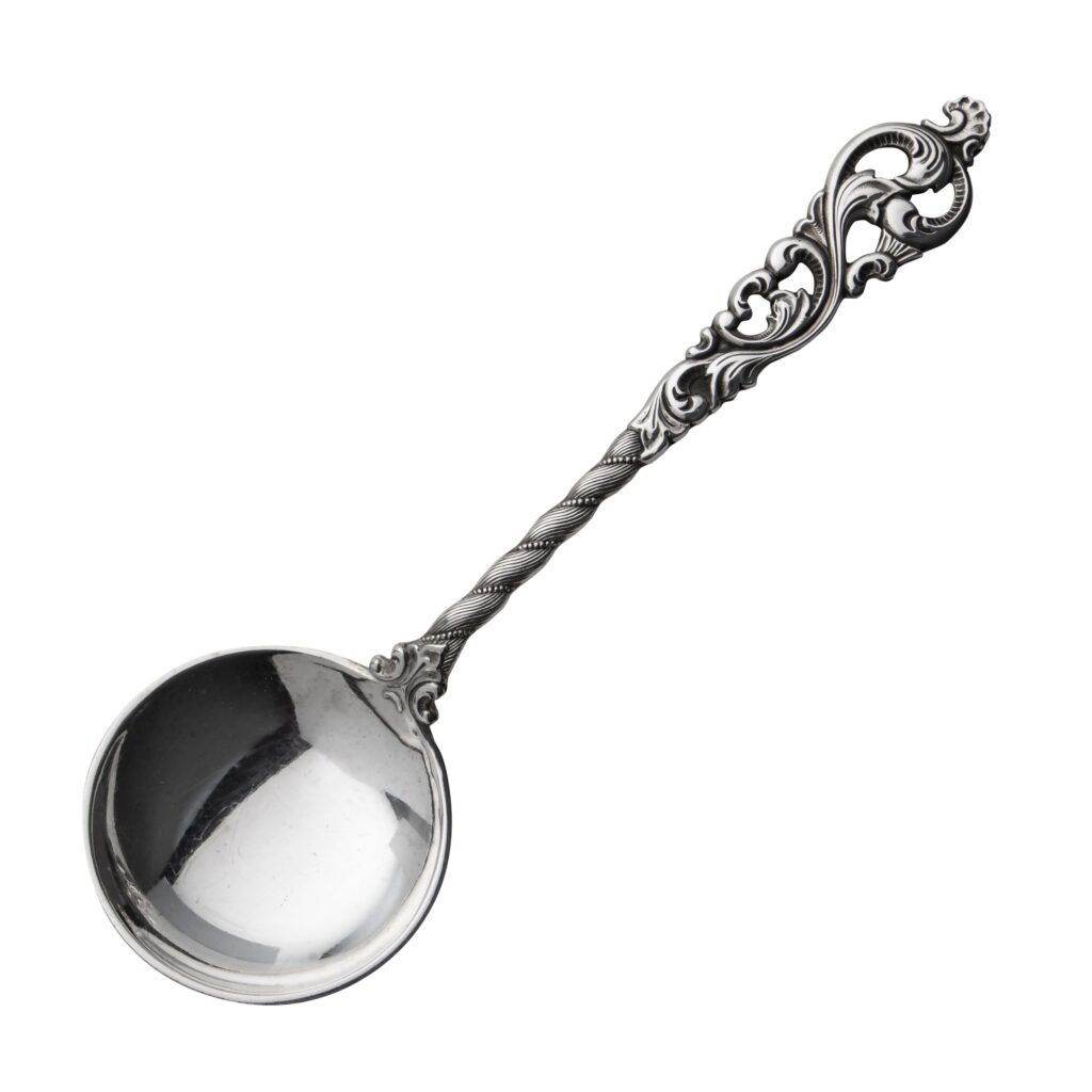 Dobbel Rokokko syltetøyskje 14 cm