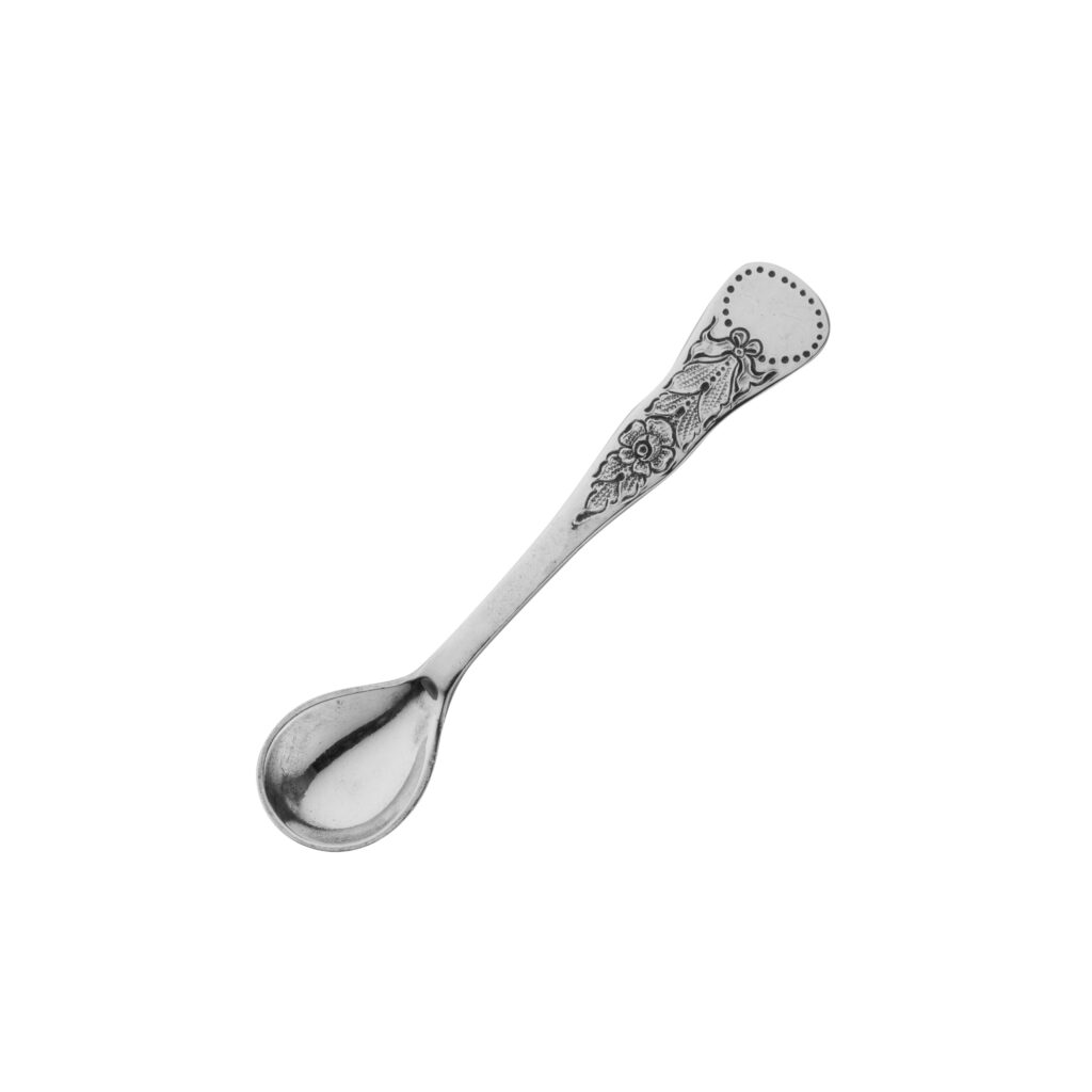 Gammel Flat Rose saltskje 8 cm