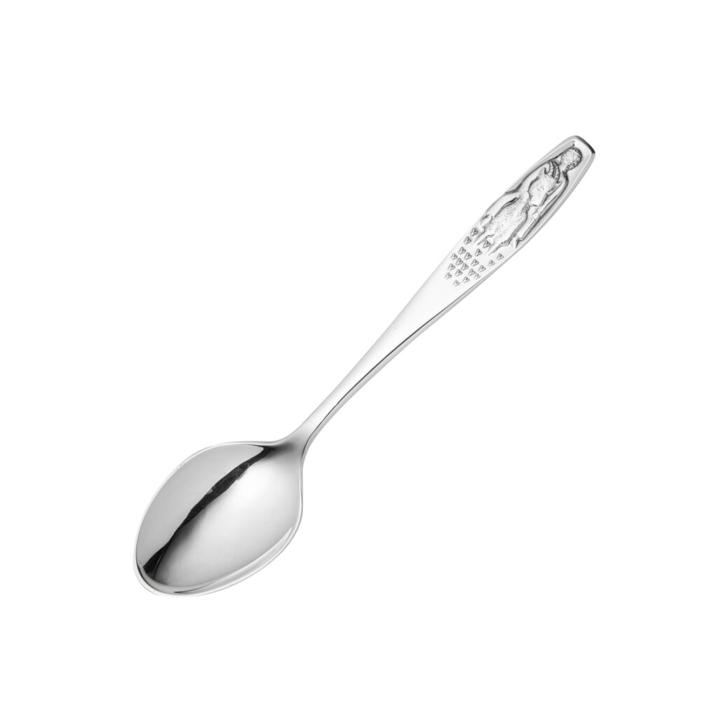 Nils og Blåmann liten barneskje 13,3 cm