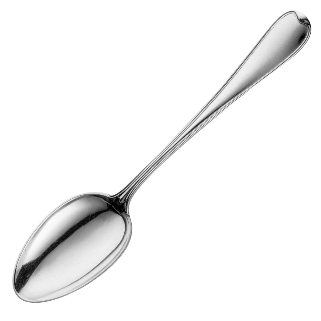 Olsens Dobbelt Riflet spiseskje 21,1 cm