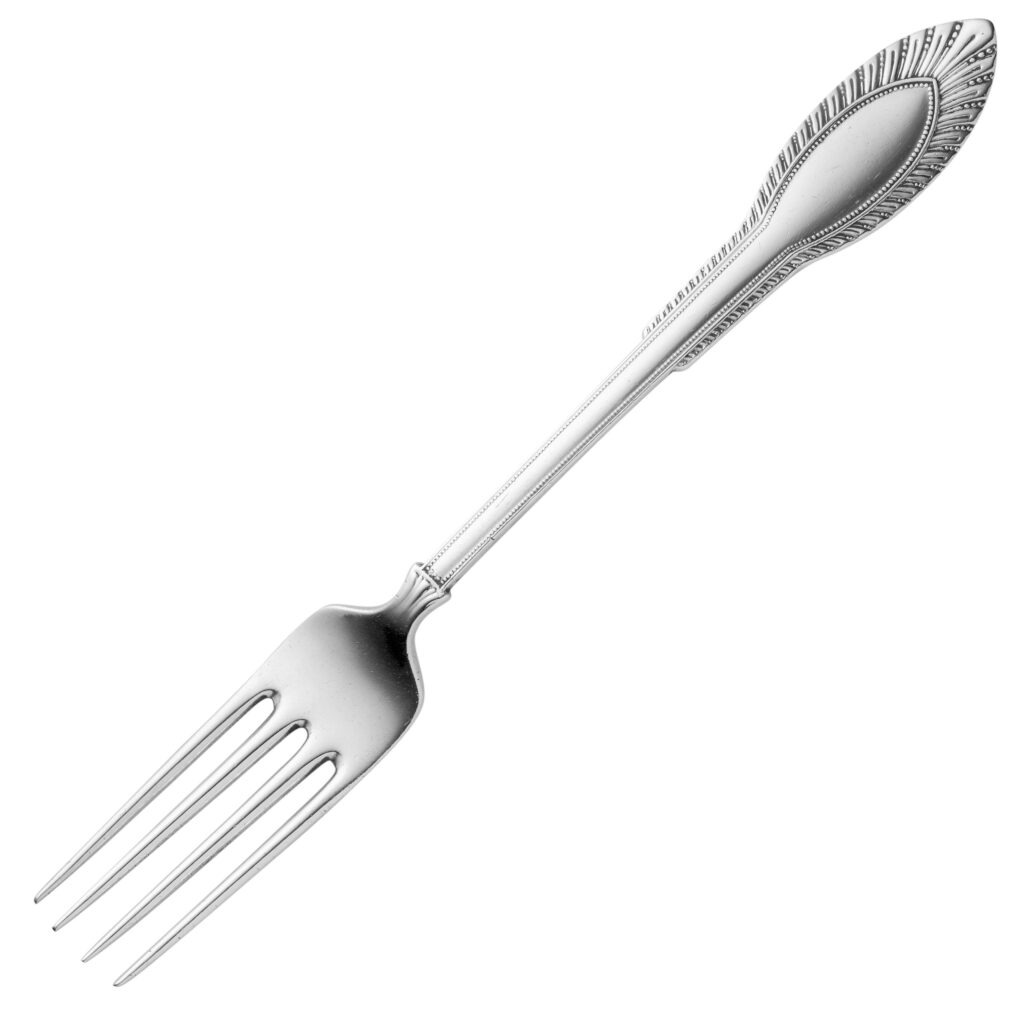 Gildesølv spisegaffel 19,5 cm