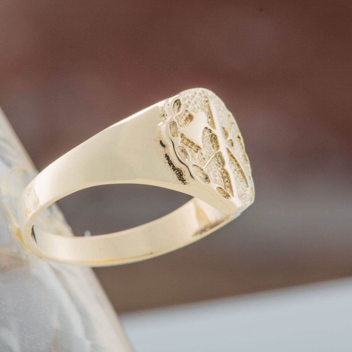 Sigmund Espeland ring, gult gull - Bilde 2