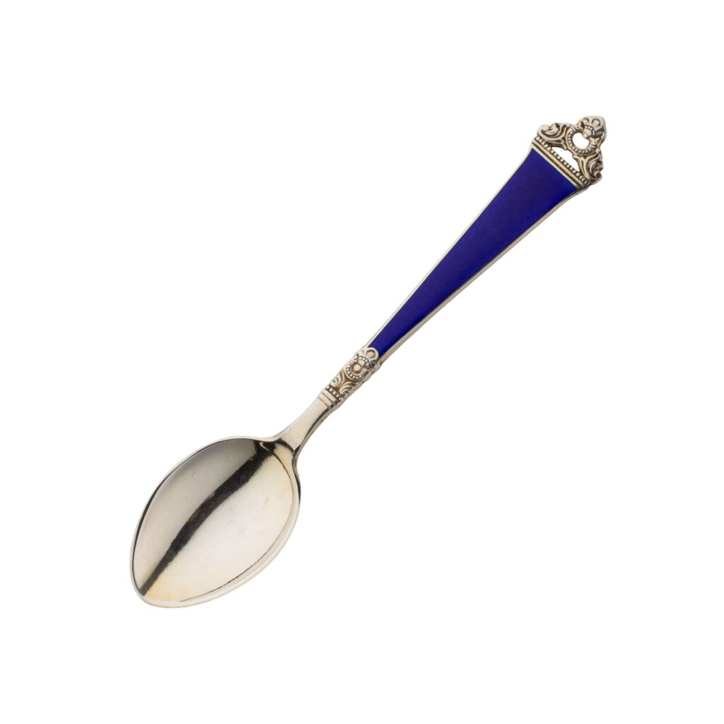 Odel emaljert mokkaskje 10 cm