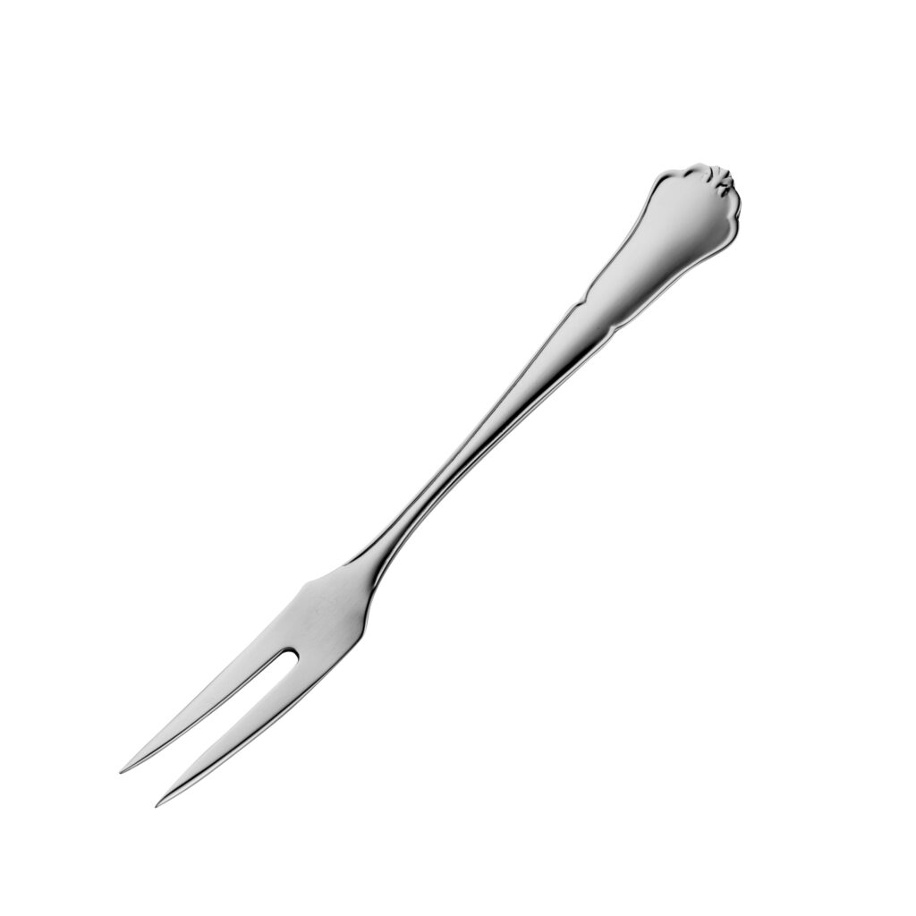Finsk Chippendale koldtgaffel 15,3 cm