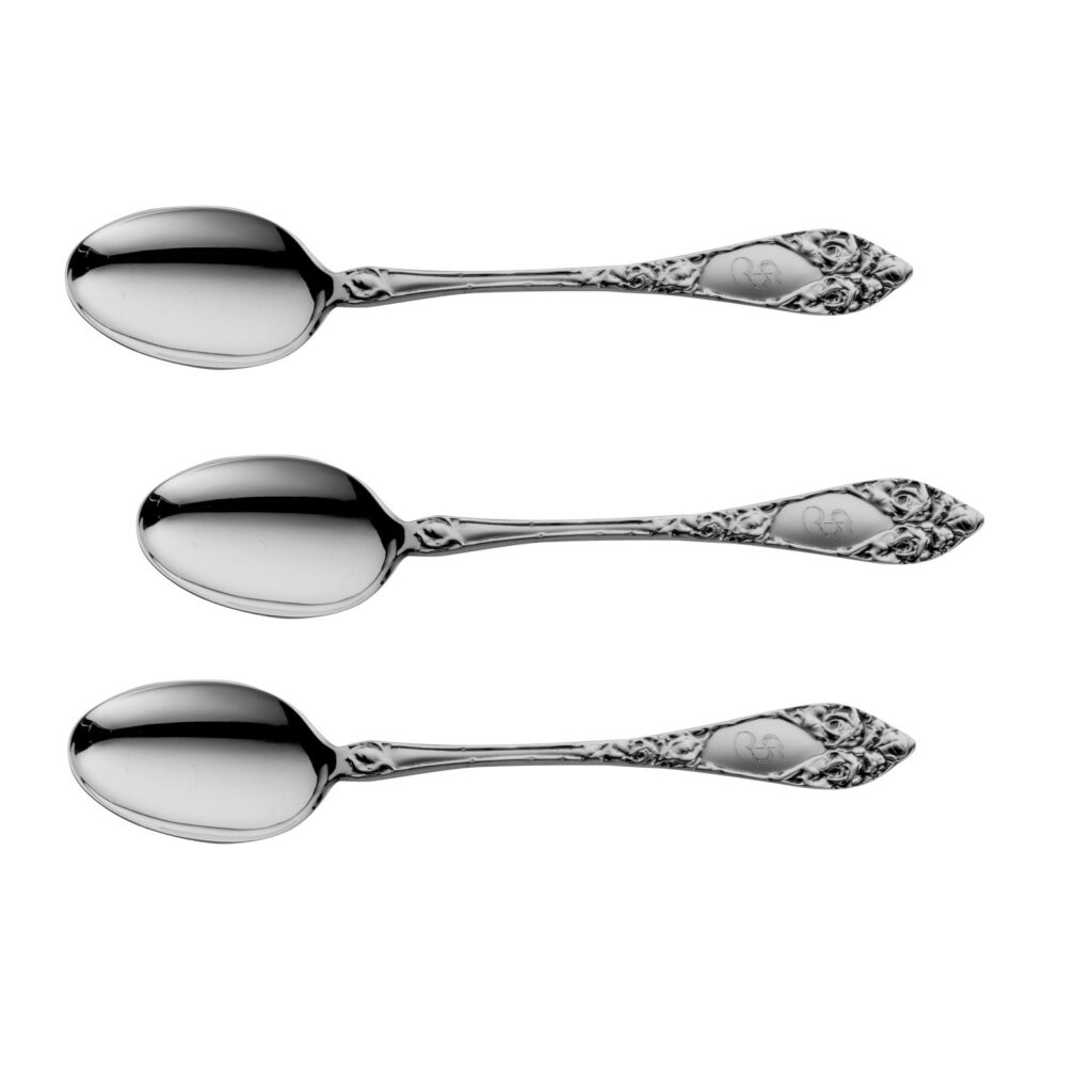 Samling Opphøiet Rose kaffeskjeer 11,8 cm