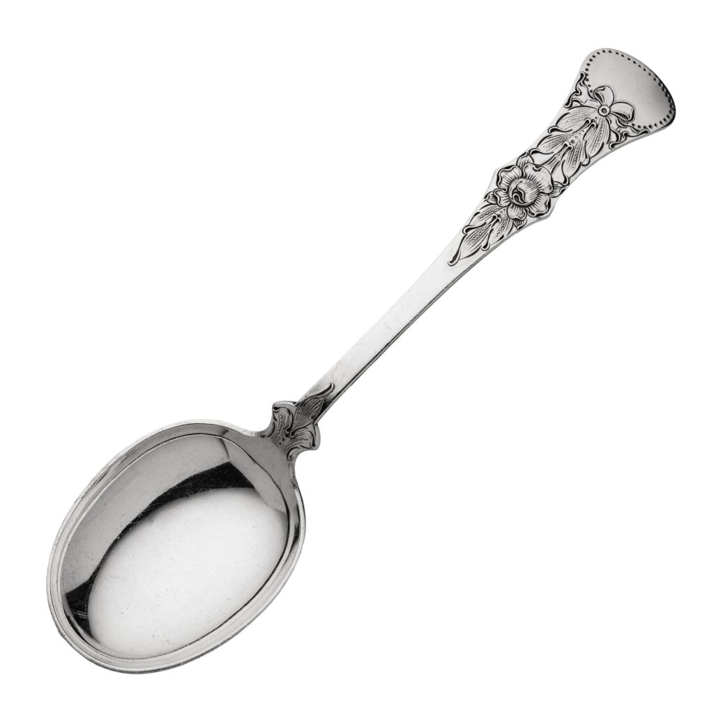 Gammel Flat Rose potetskje 22,5 cm