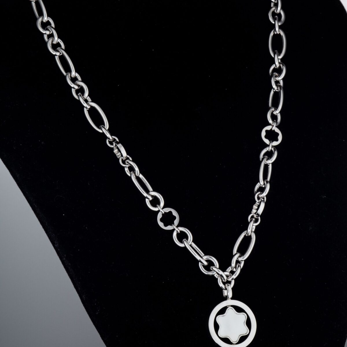 Montblanc halskjede 42,5 cm, sterling sølv - Bilde 2