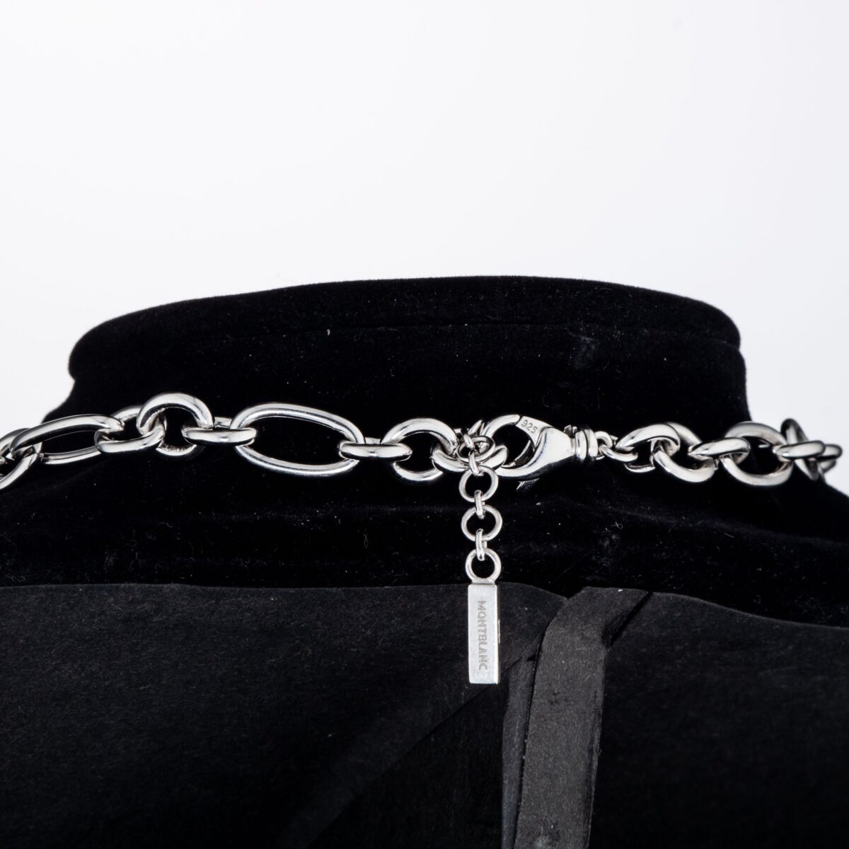 Montblanc halskjede 42,5 cm, sterling sølv - Bilde 3
