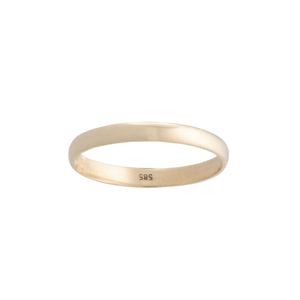 Ring B2,6 mm, gult gull