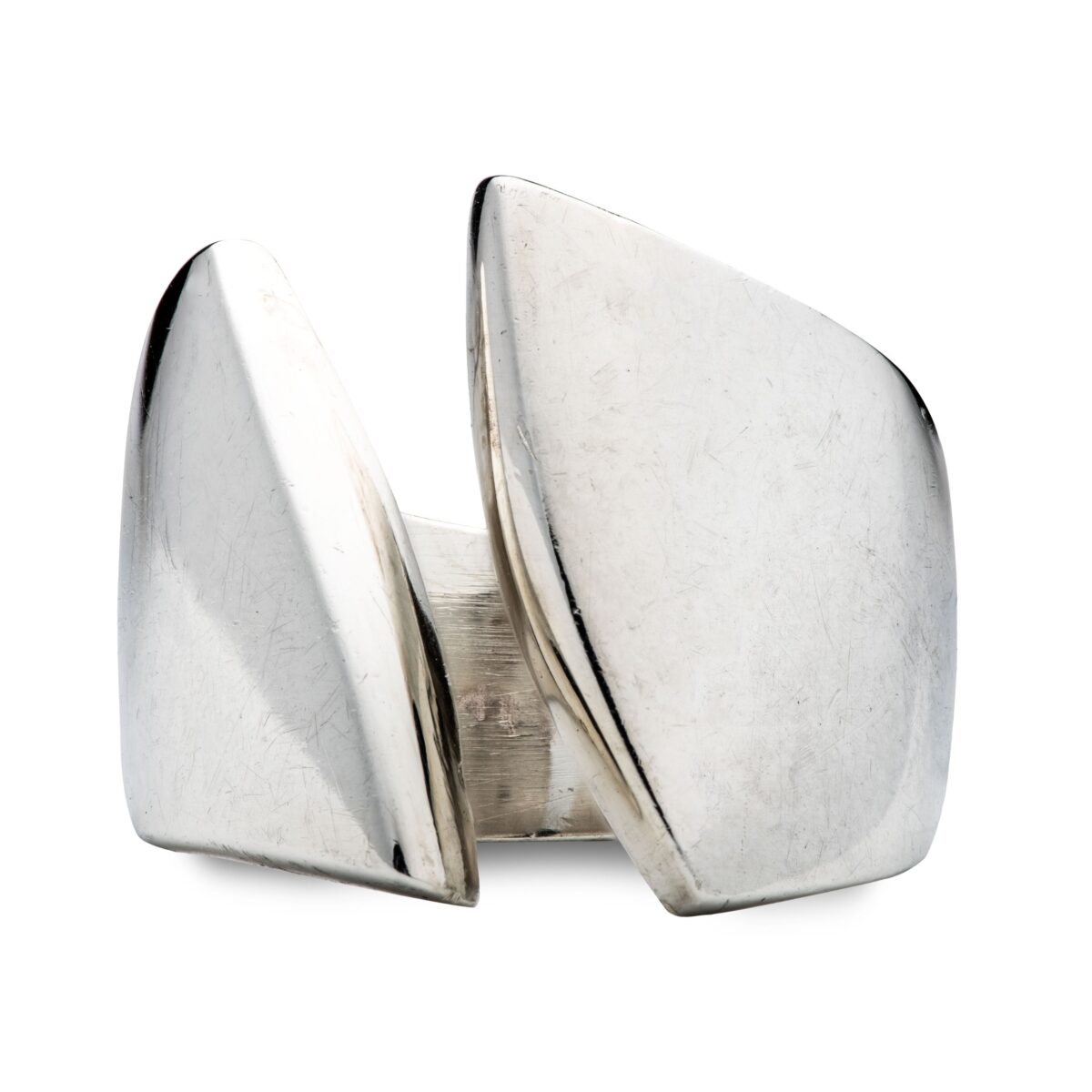 Modernistisk ring, sterling sølv