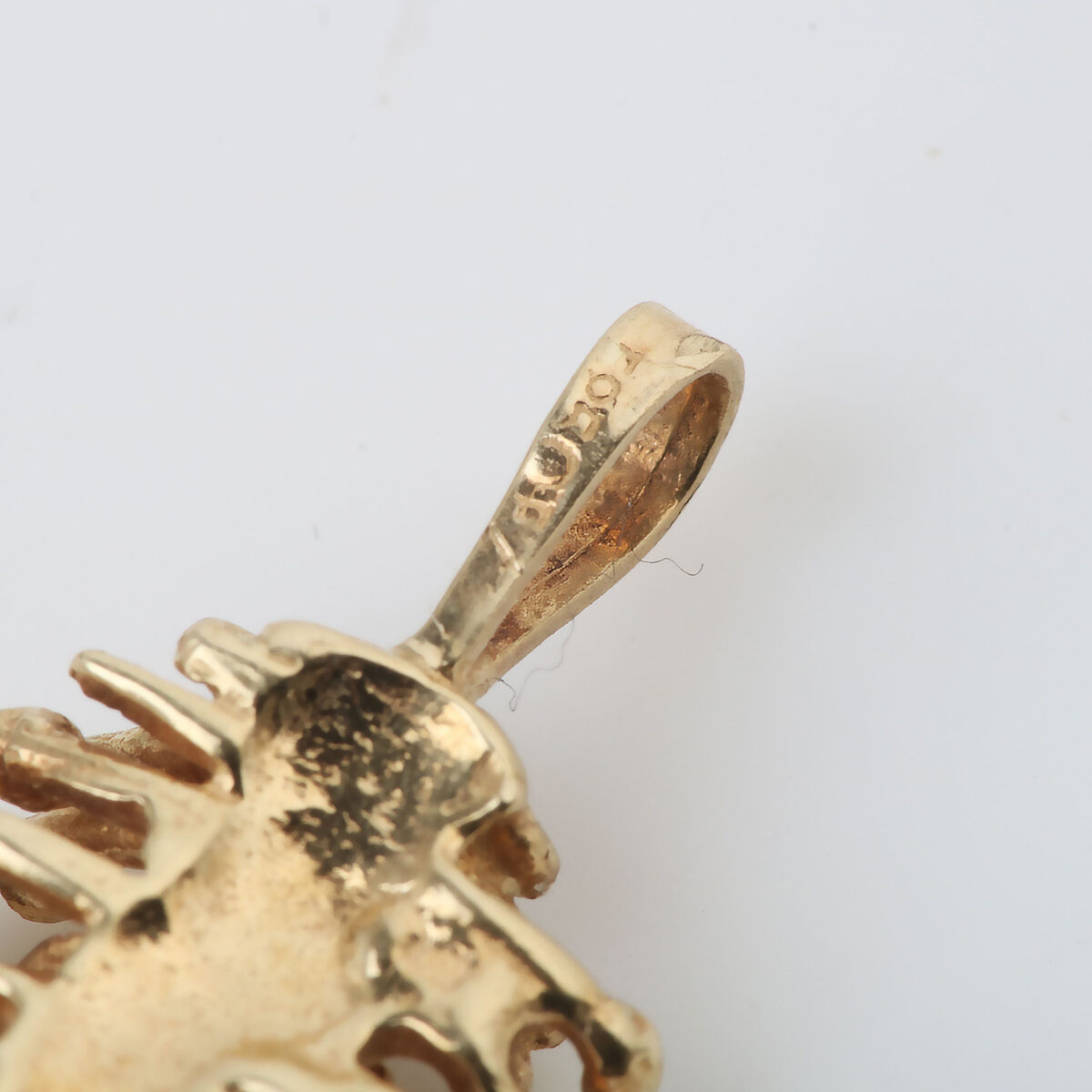 Anheng, gult gull, diamanter (0,08ct) - Bilde 2