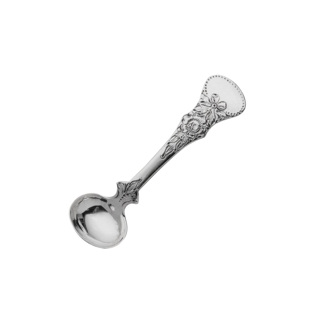 Gammel Flat Rose saltskje 6,5 cm