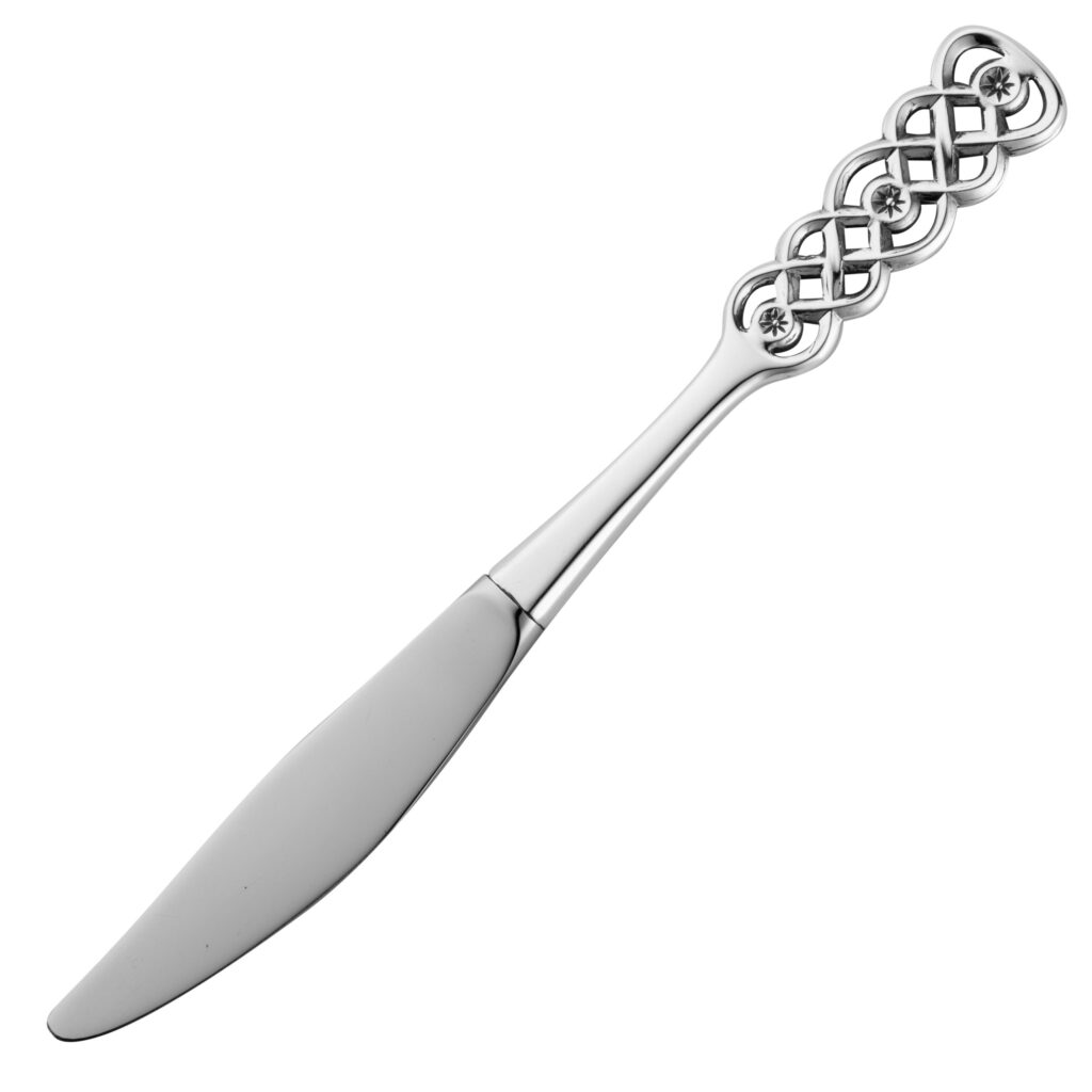 Ringebu gjennombrutt spisekniv 20,1 cm