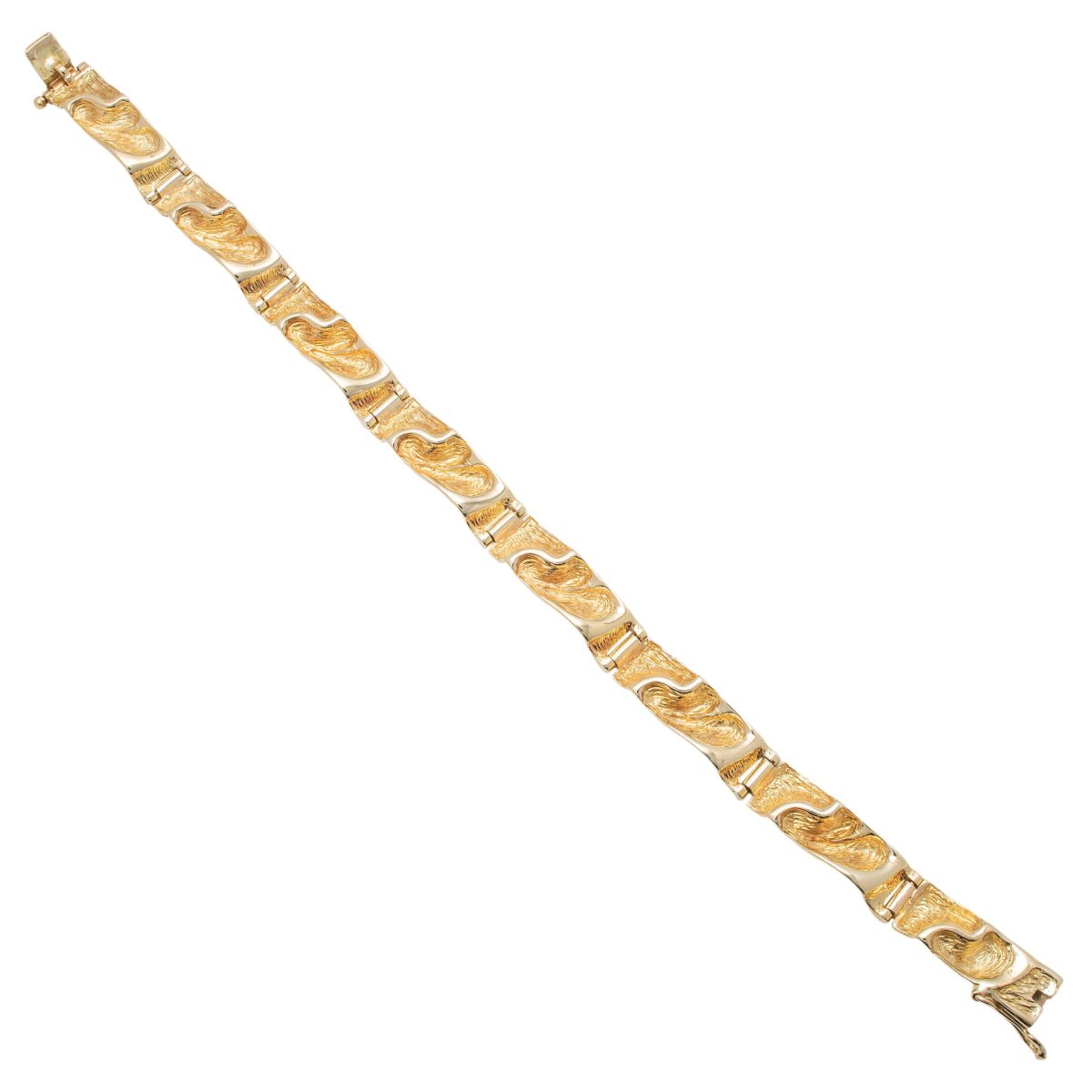 Armbånd, gult gull