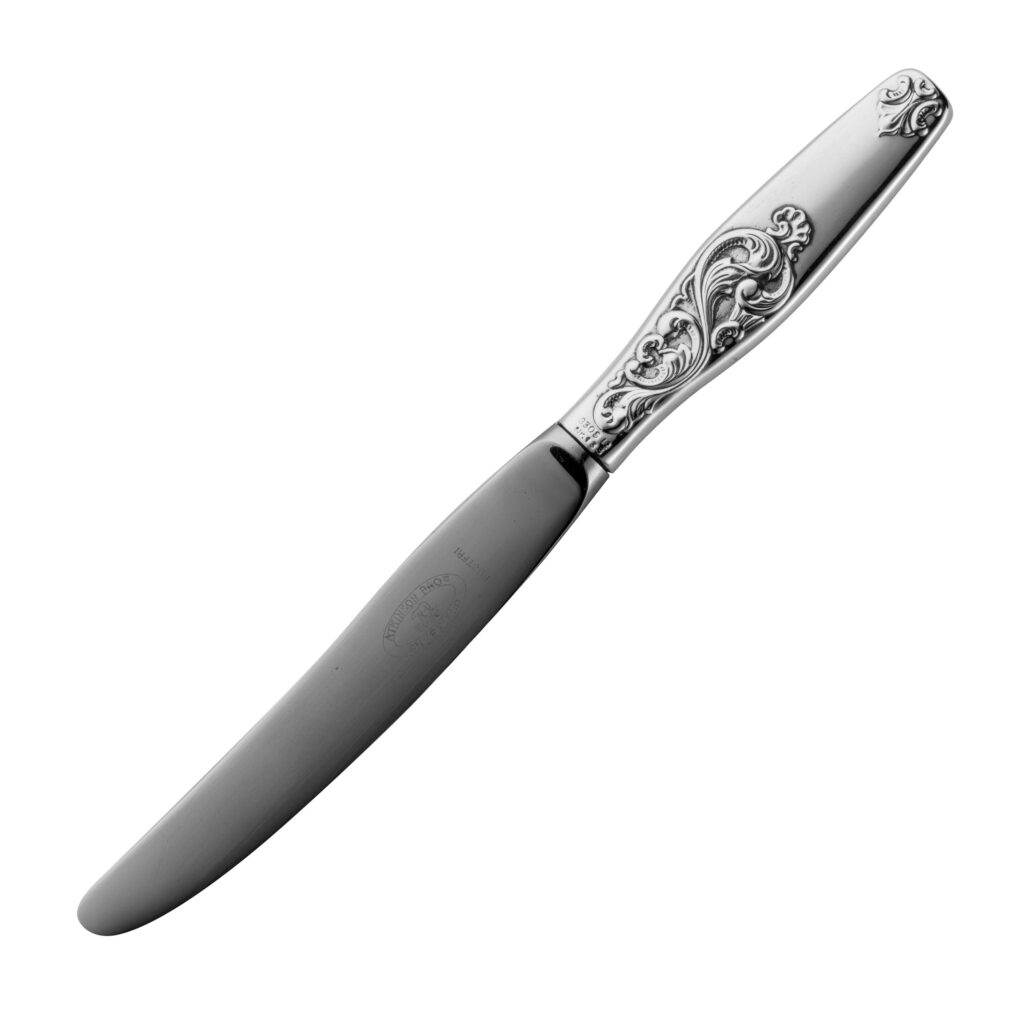 Dobbel Rokokko spisekniv (Gammel) 21,3 cm