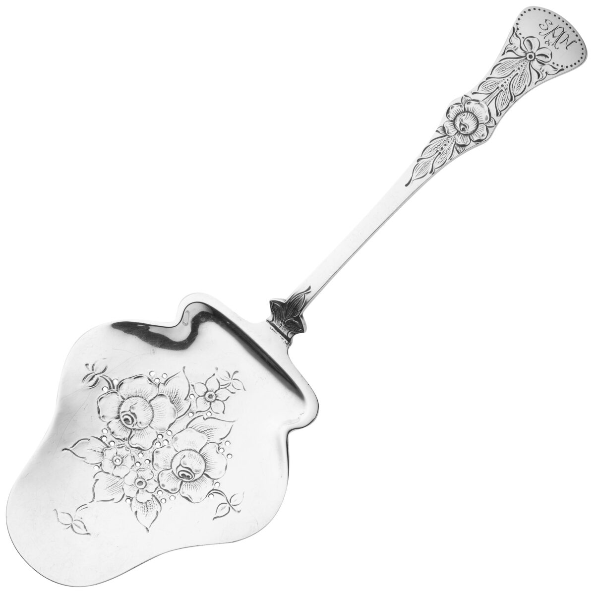 Flat Rose monogramert fiskespade