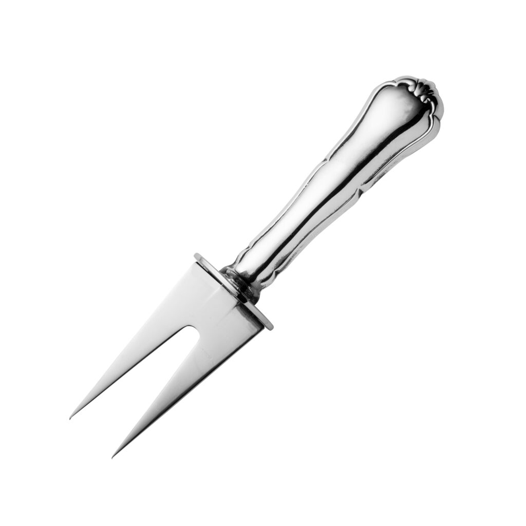 Finsk Chippendale tranchergaffel 15 cm