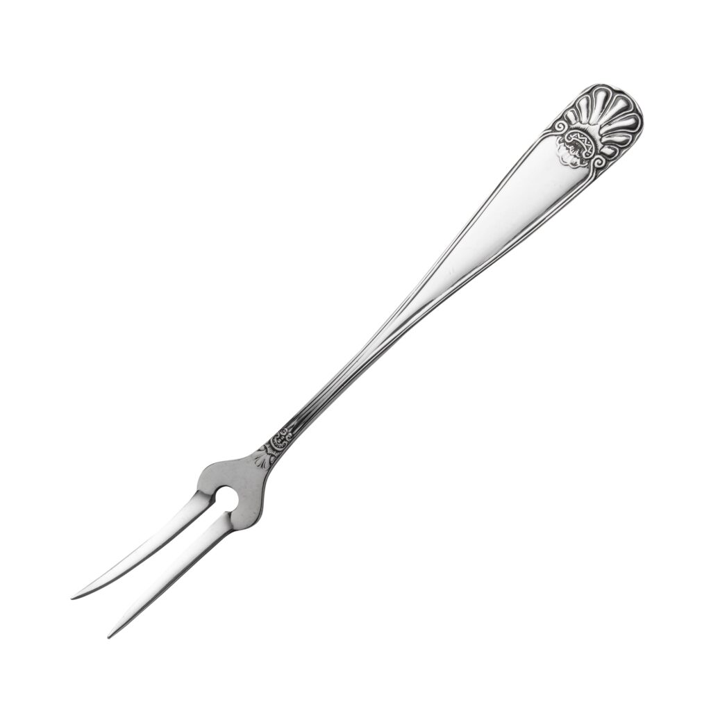 Slottssølv koldtgaffel 13,6 cm