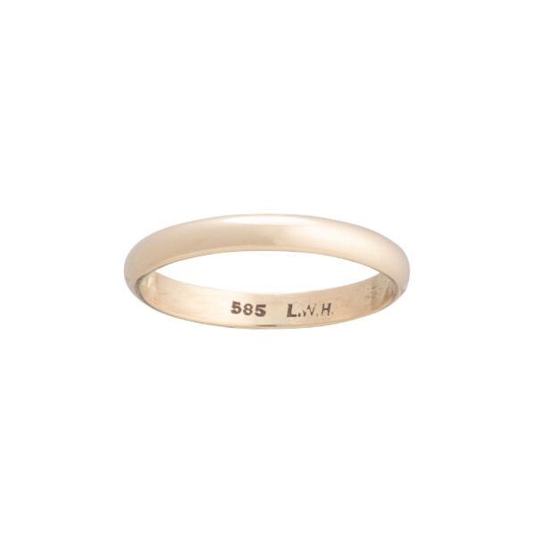 Leif W. Hansen ring, gult gull