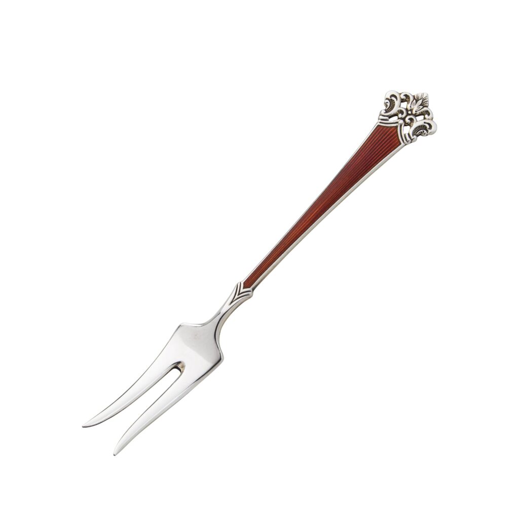 Anitra emaljert smørgaffel 10,3 cm