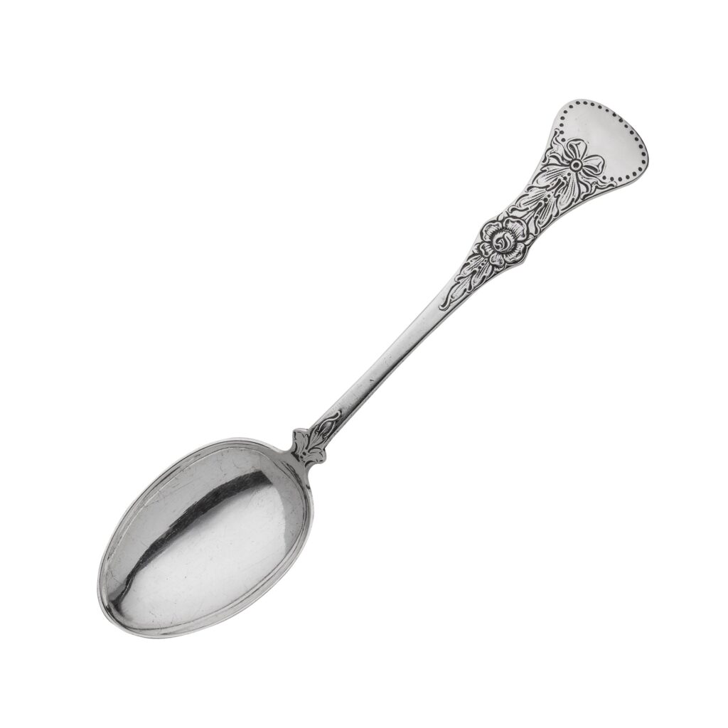 Gammel Flat Rose barne- / isskje 16 cm