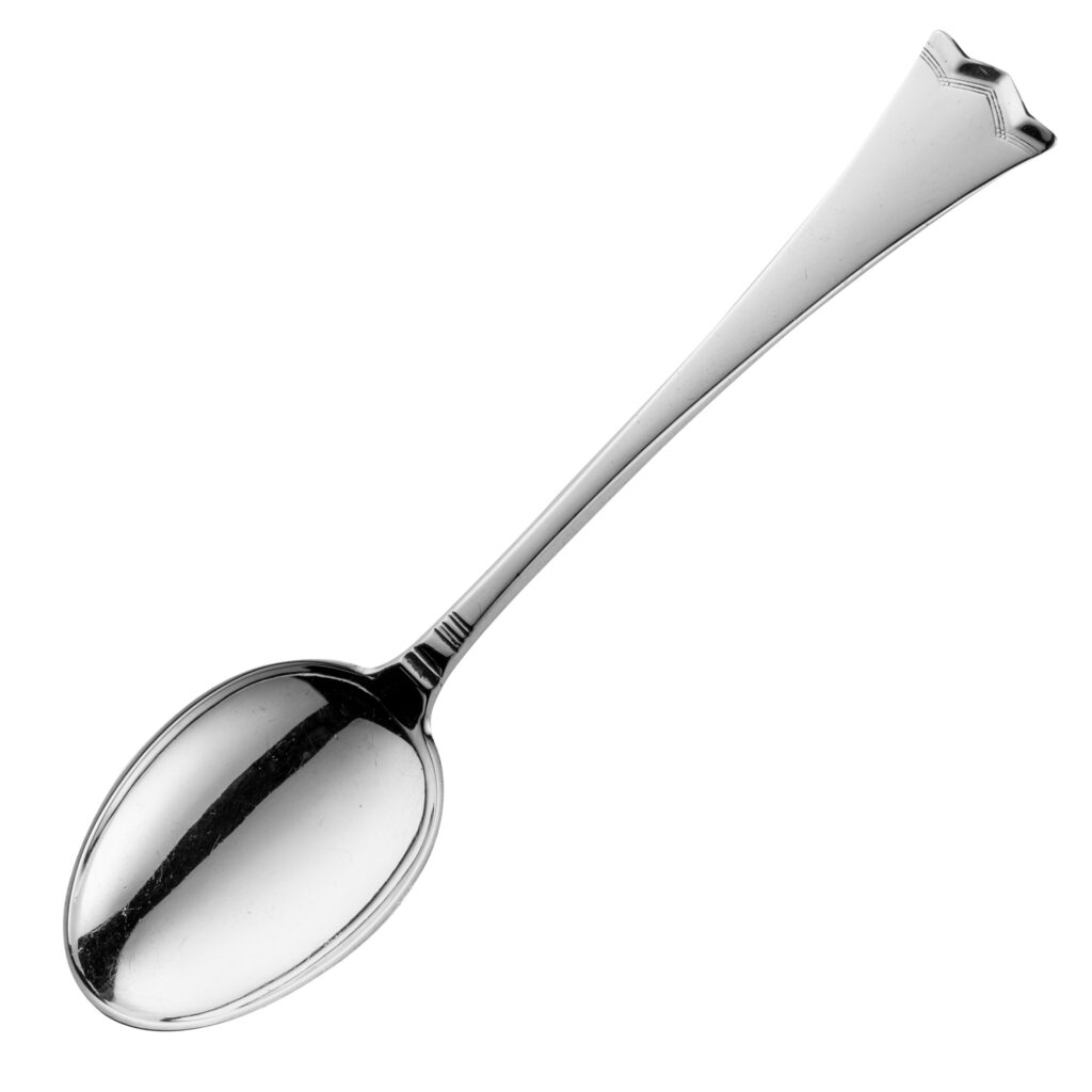 Kronesølv spiseskje 17 cm