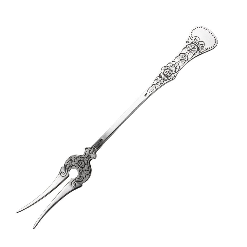 Gammel Flat Rose koldtgaffel 16,8 cm