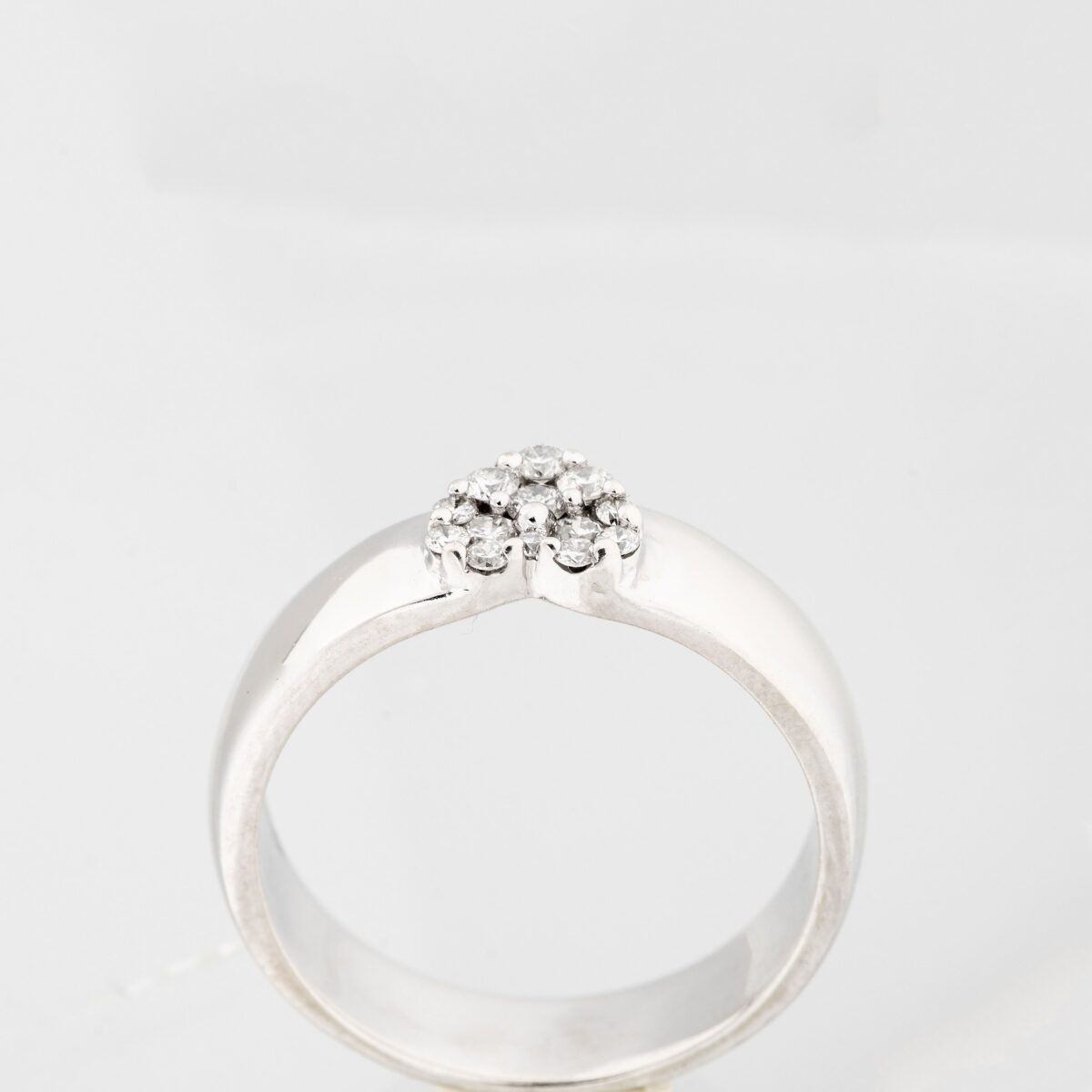 Ring, hvitt gull, diamanter (0,27 ct) - Bilde 3