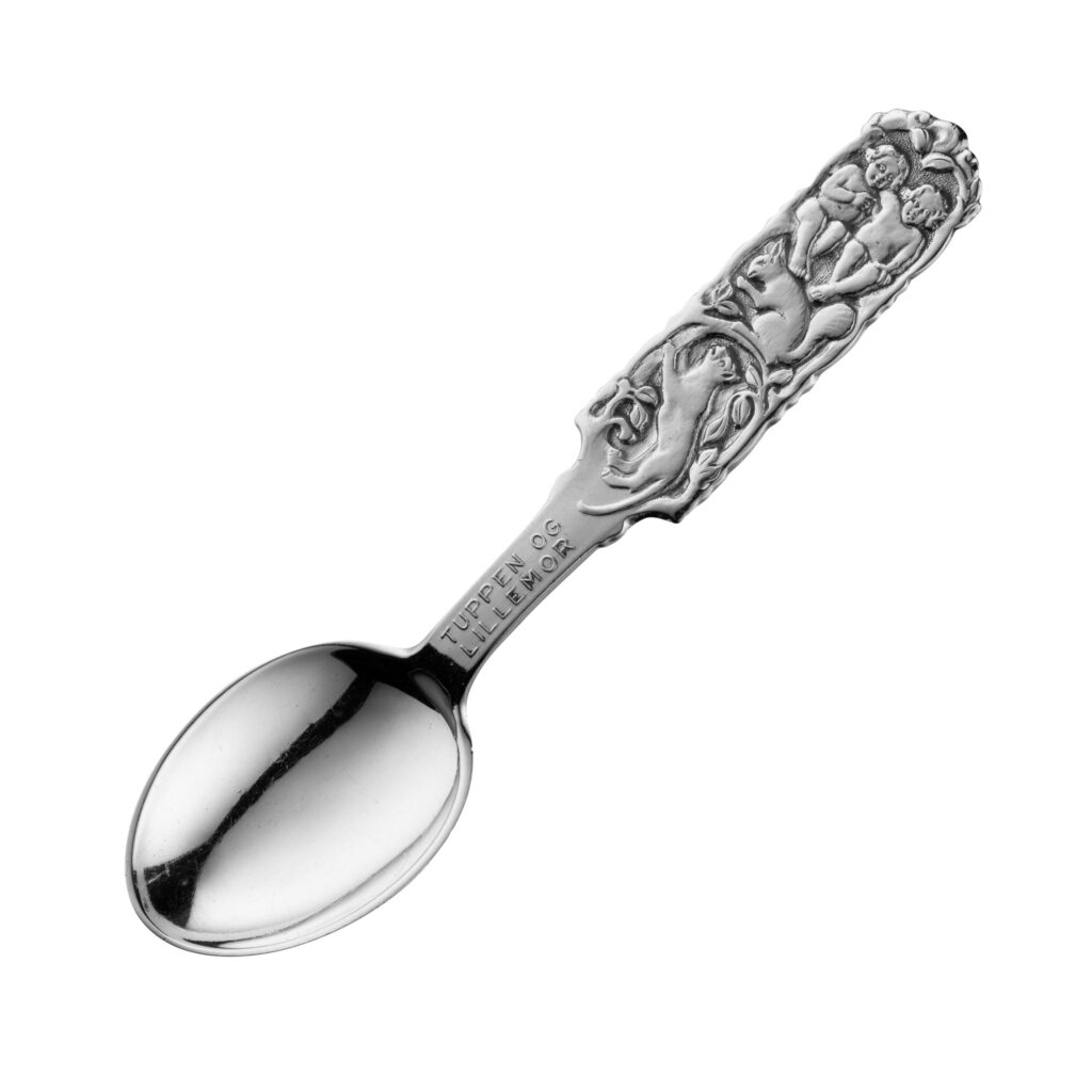 Tuppen og Lillemor barneskje 14 cm