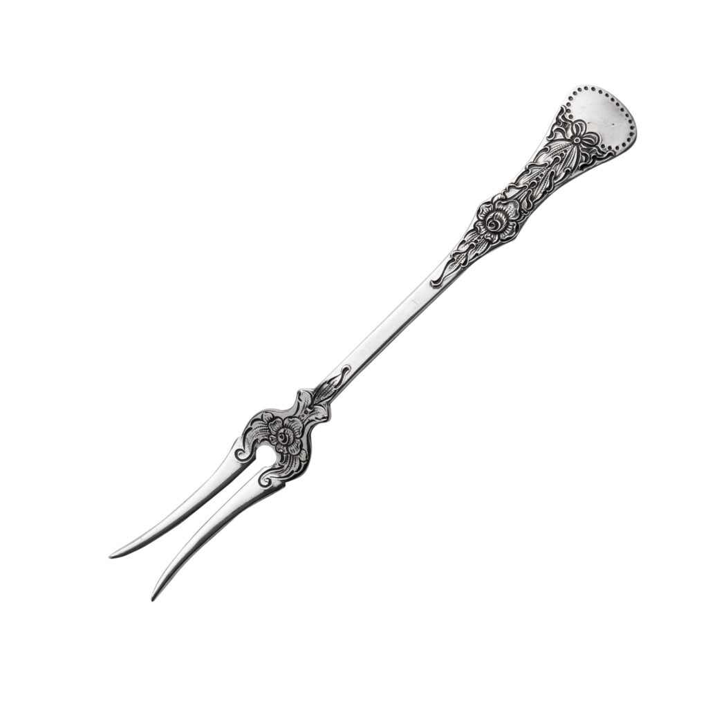 Gammel Flat Rose koldtgaffel 14,5 cm
