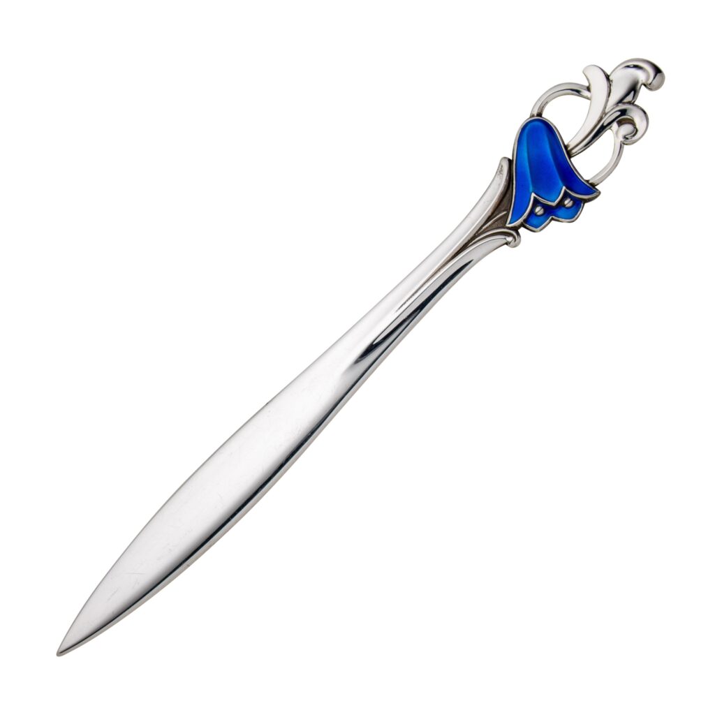 Blåklokke brevkniv 16,7 cm