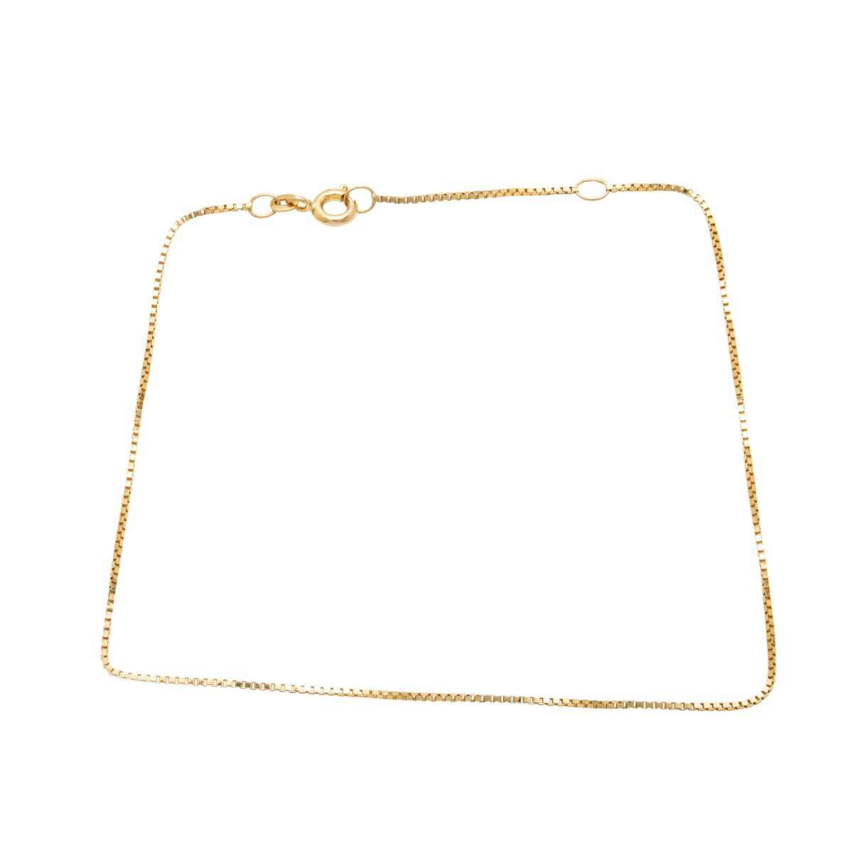 Venezia kjede 27,2 x 0,1 cm, gult gull