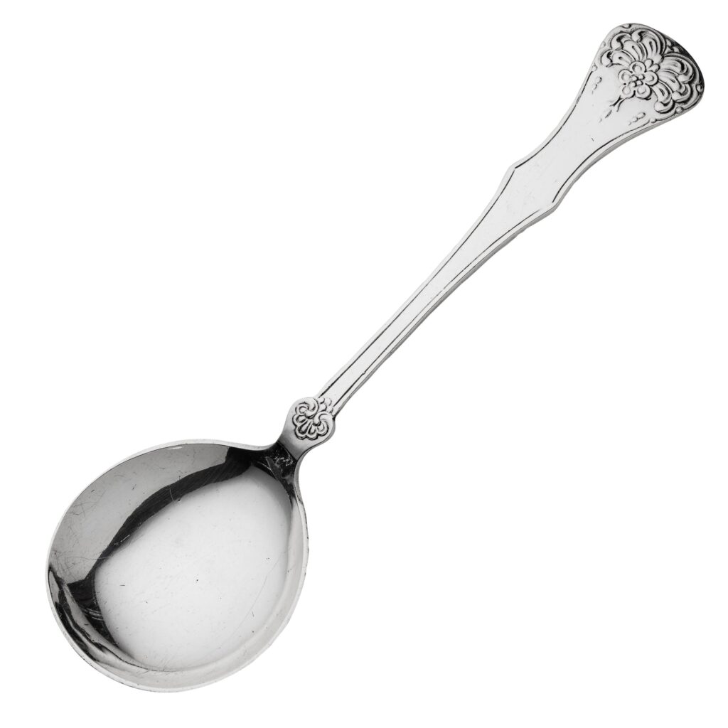 Ikke navngitt mønster serveringsskje 17,5 cm