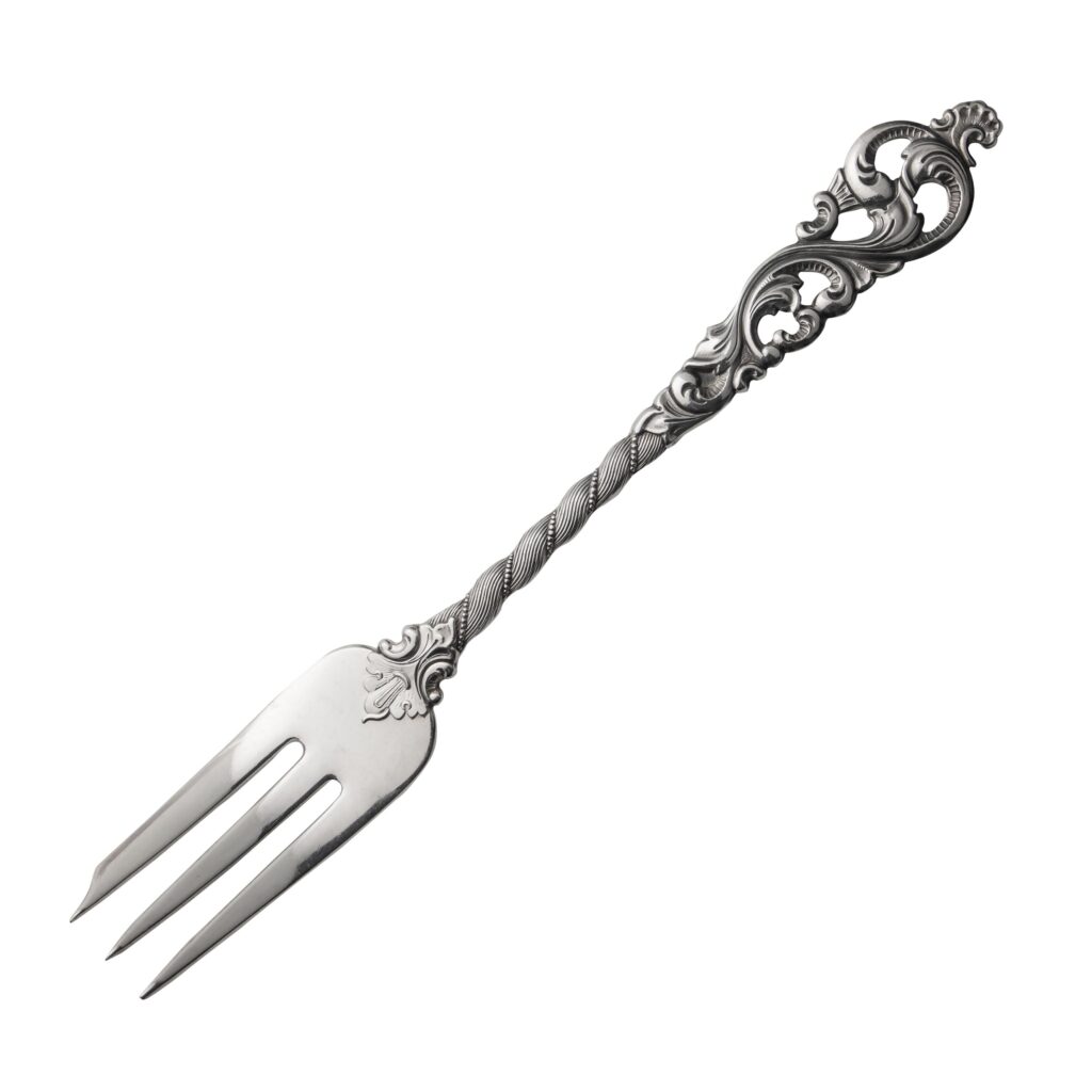 Dobbel Rokokko kakegaffel 14,8 cm